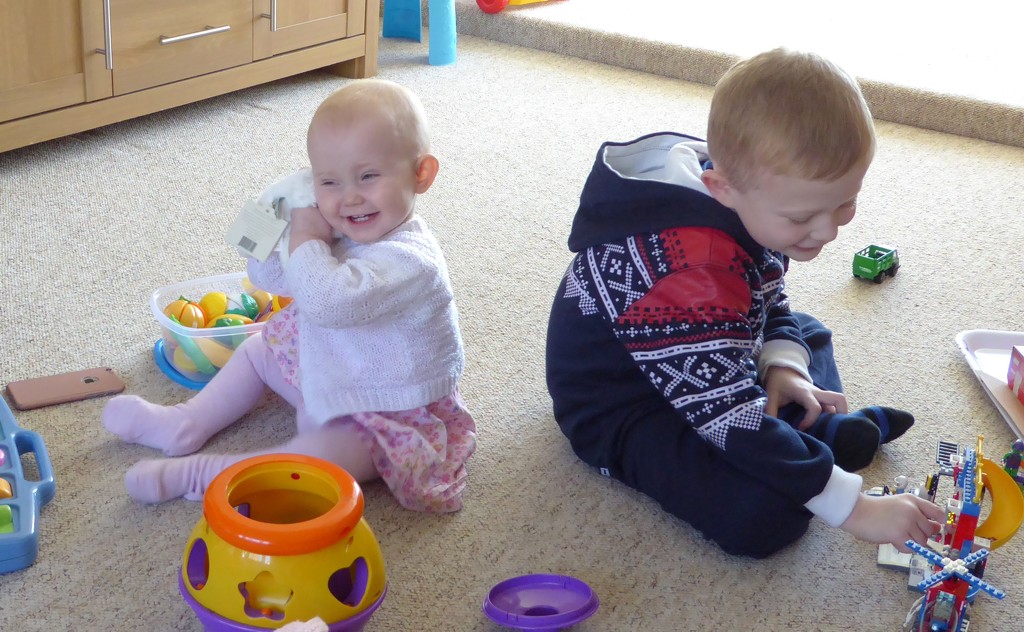  Niamh and Finley - My Littlest Grandchildren by susiemc