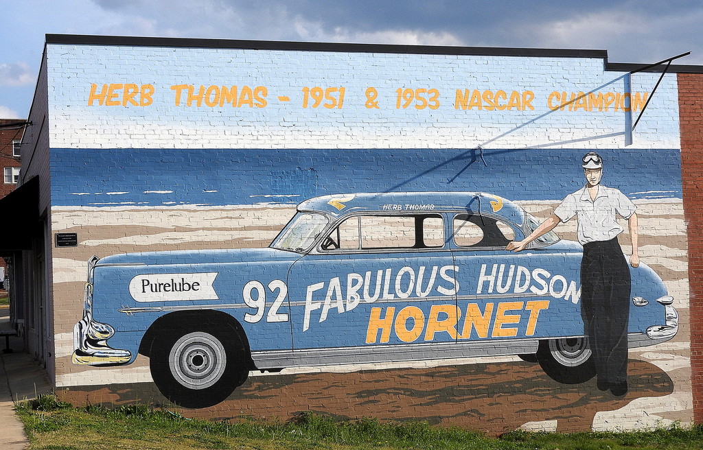 Hudson Hornet Mural by homeschoolmom