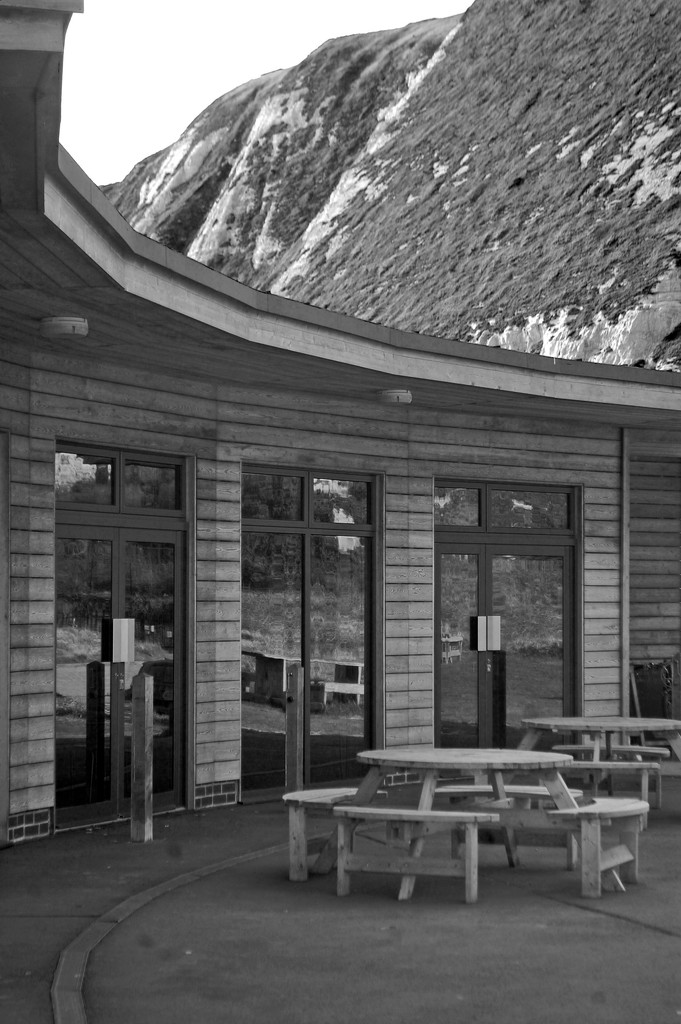 Samphire Hoe, Dover - Cafe entrance by fbailey