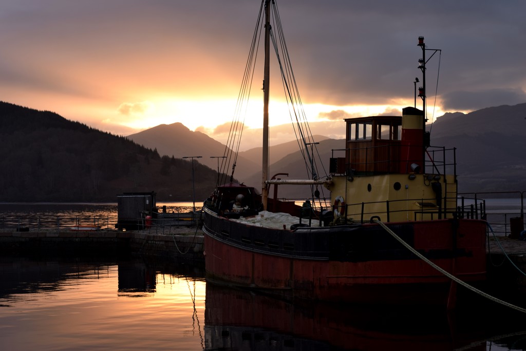 Dawn over Loch Fyne by christophercox