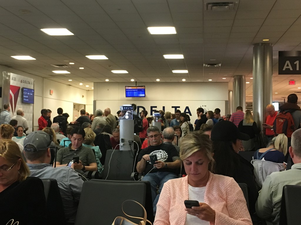 complete chaos at the Atlanta airport by graceratliff