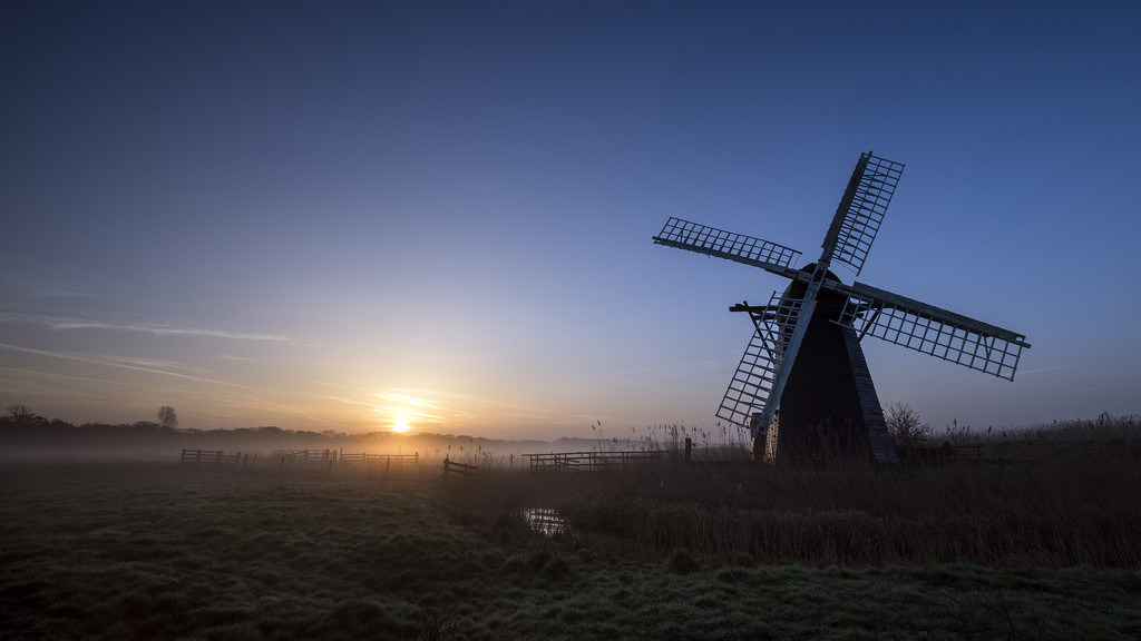 Day 075, Year 5 - Sunrise At The Mill by stevecameras