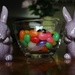 Bunnies with jelly beans by mittens