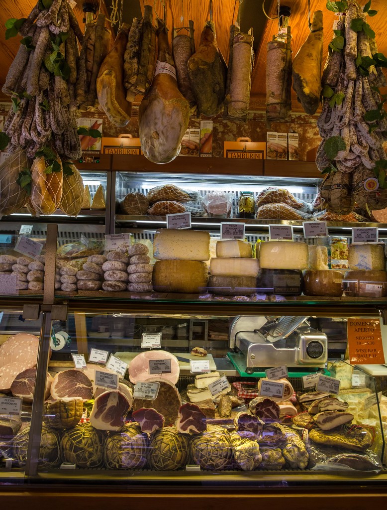 Bologna Meat and Cheese Market by jyokota