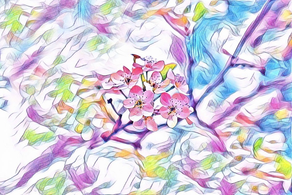 spring abstract by lynnz