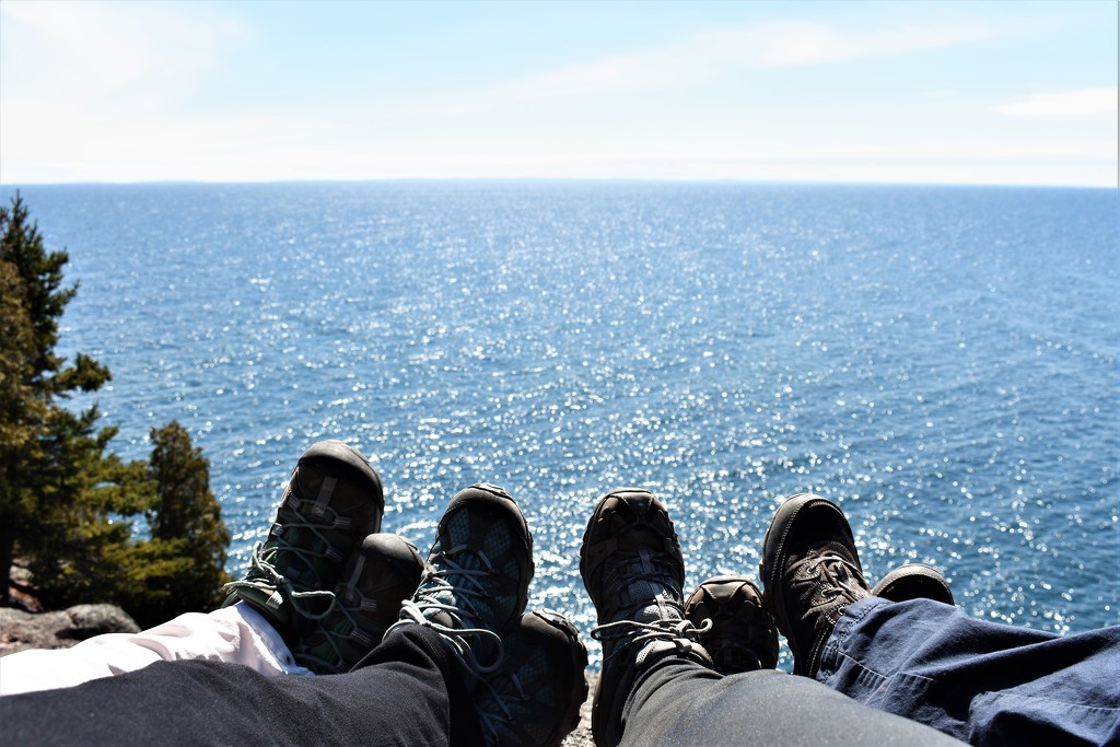 Shoes over the shores (of  Lake Superior )  by caitnessa
