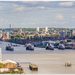 The Thames Flood Barriers, London from The Emirates Cable Car by carolmw