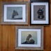Three old friends in frames on the floor by berelaxed