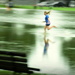 Running through the Flood at the Park by nickspicsnz