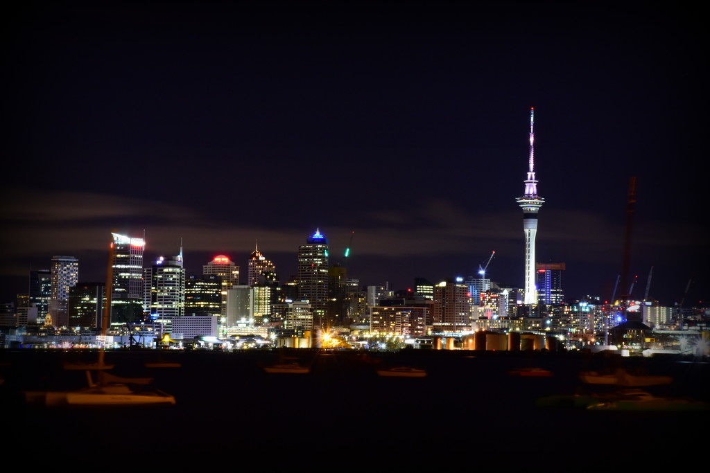 Auckland at Night by nickspicsnz