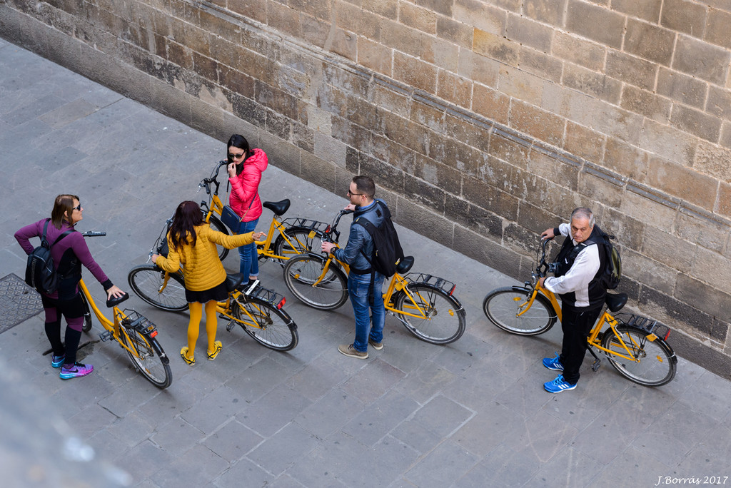 Yellow bikes lost by jborrases