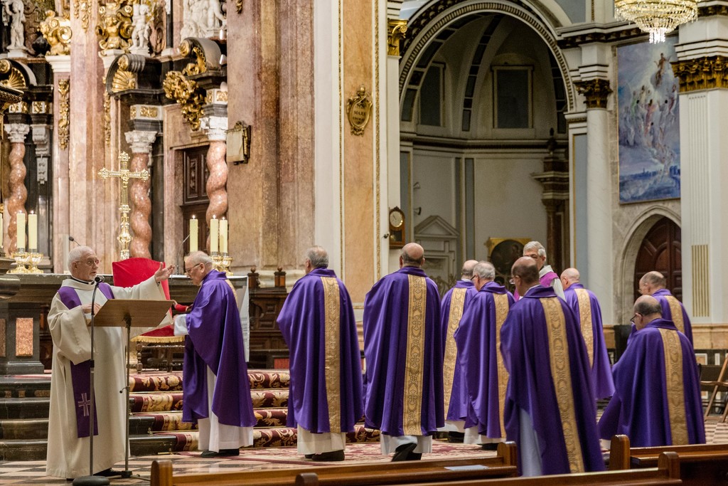 Purple Robes in Valencia Cathedral by jyokota