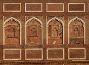 21st Apr 2017 - 106 - Detail on the inside of the Red Fort at Agra