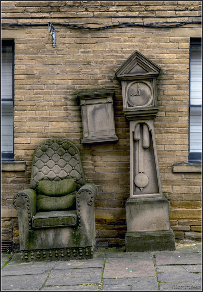 Grandad’s Clock and Chair by pcoulson