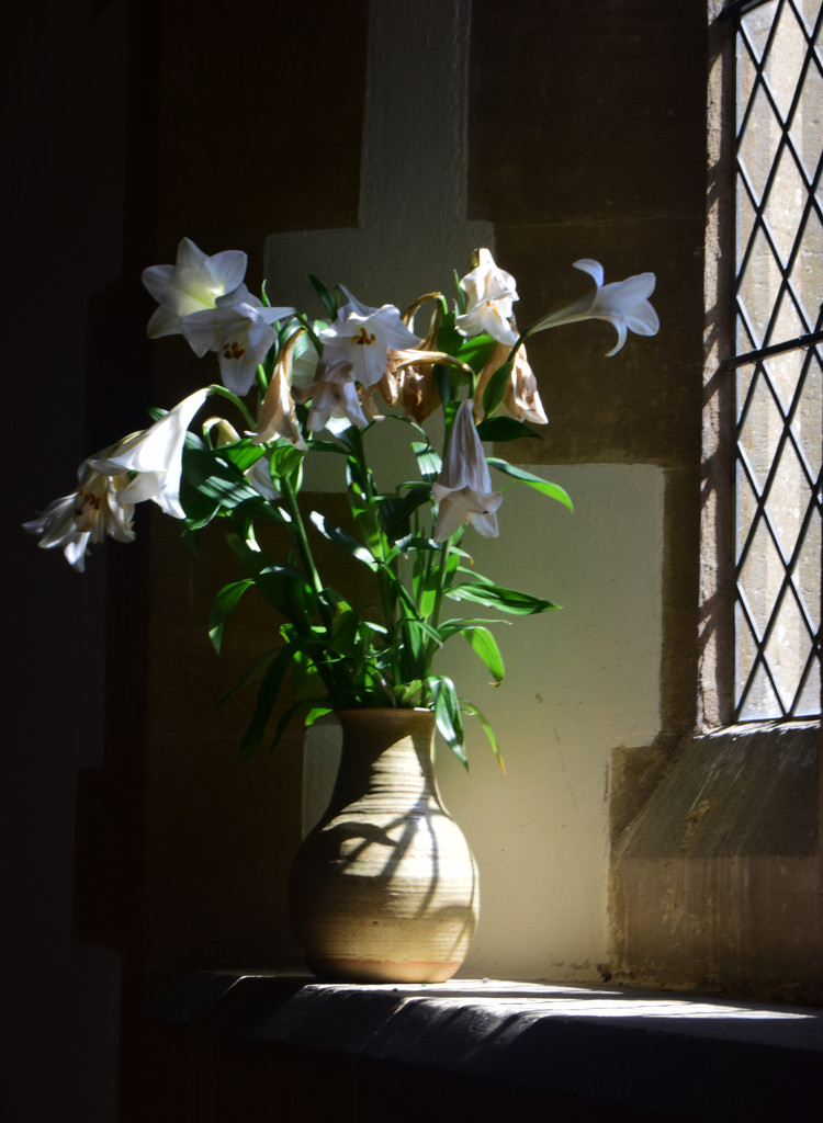 flowers in the church by ianmetcalfe