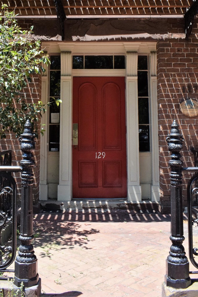 Red Door in Savannah by sandlily