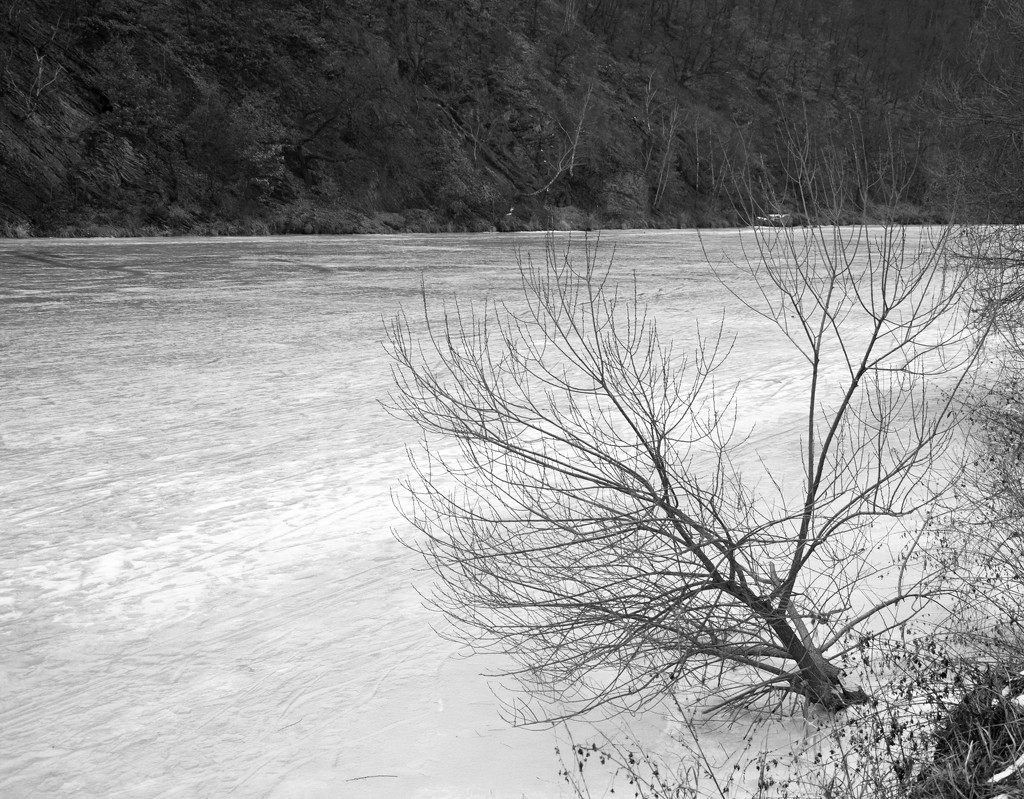 frozen river by ivanc