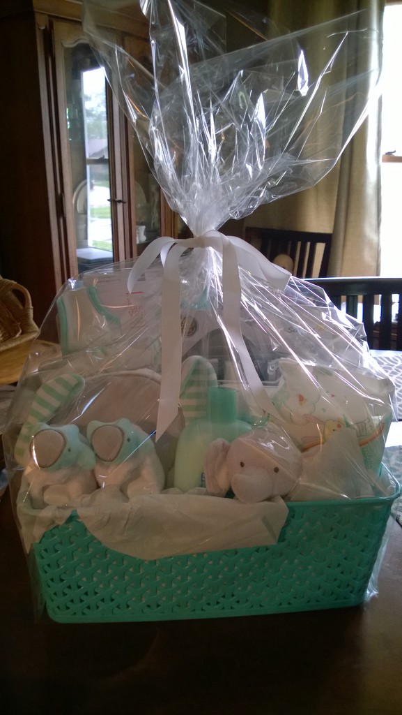 Welcome Baby Auction Basket  by scoobylou