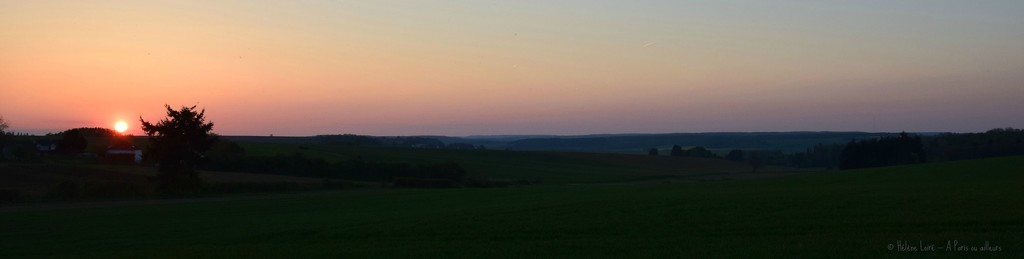 sunset at the countryside by parisouailleurs