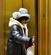30th Apr 2017 - Lady in the lift