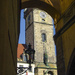 Prague, looking through to the famous astronomical clock by ivan
