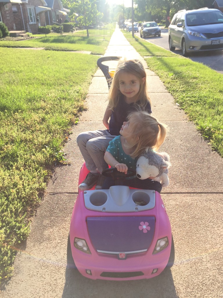 Cruisin in their pink convertible  by mdoelger