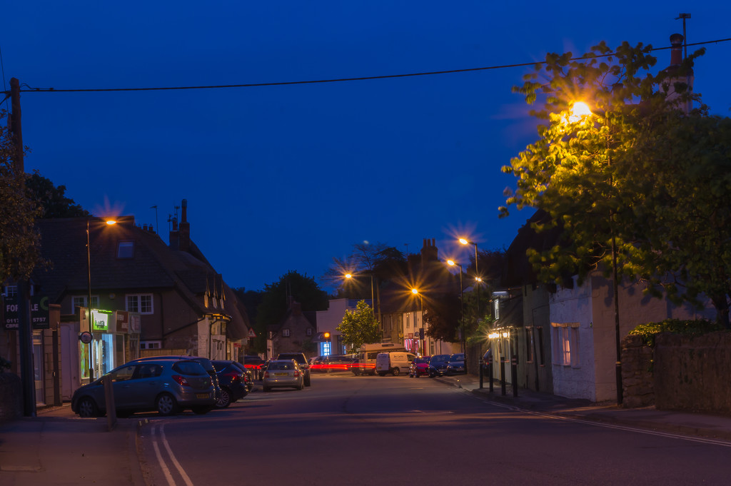 Shrivenham at night by jon_lip