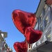 Three red hearts.  by cocobella