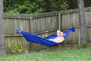 18th May 2017 - Scout-made hammock