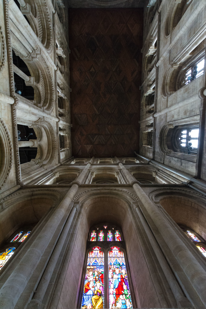 North transept, Peterborough Cathedral by rumpelstiltskin