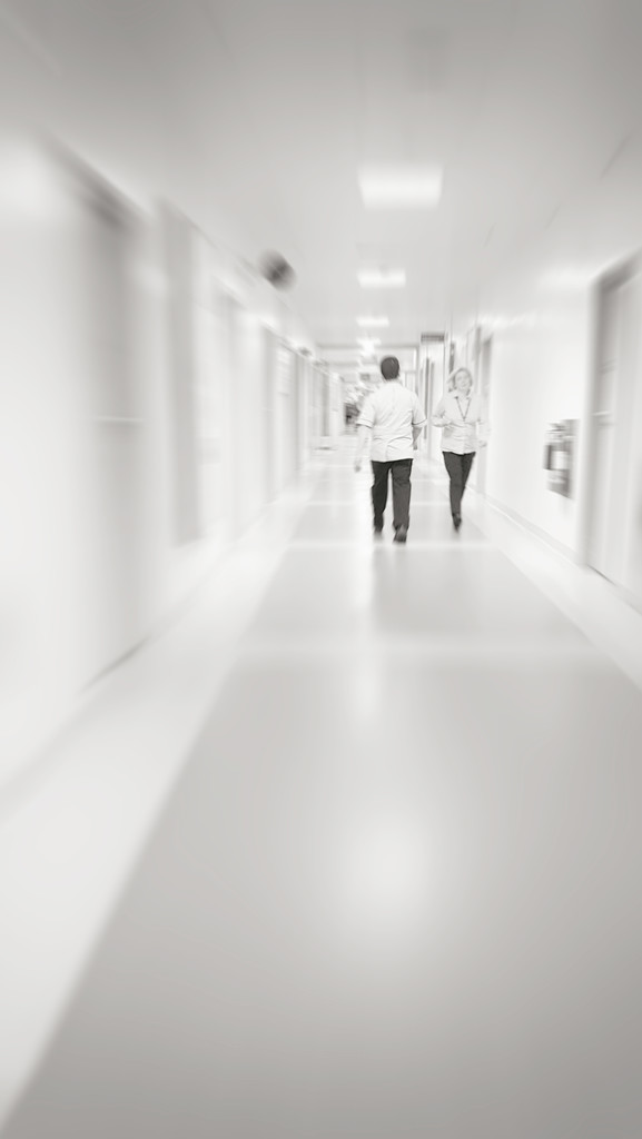 Hospital corridor by m2016
