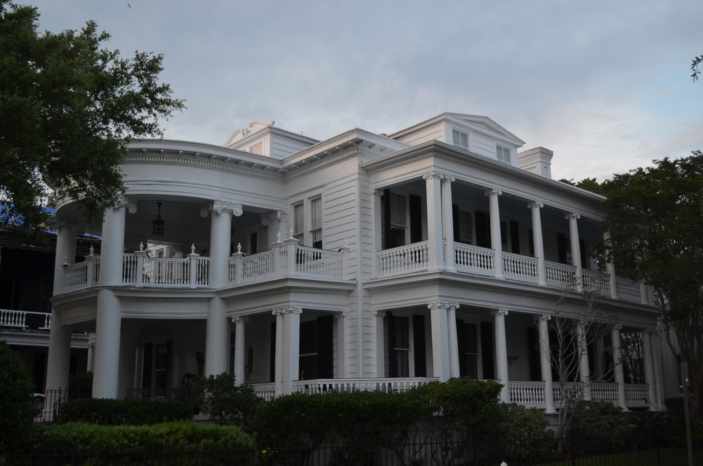 Bed and breakfast mansion, historic district, Charleston, SC by congaree