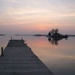 dock sunset by rrt