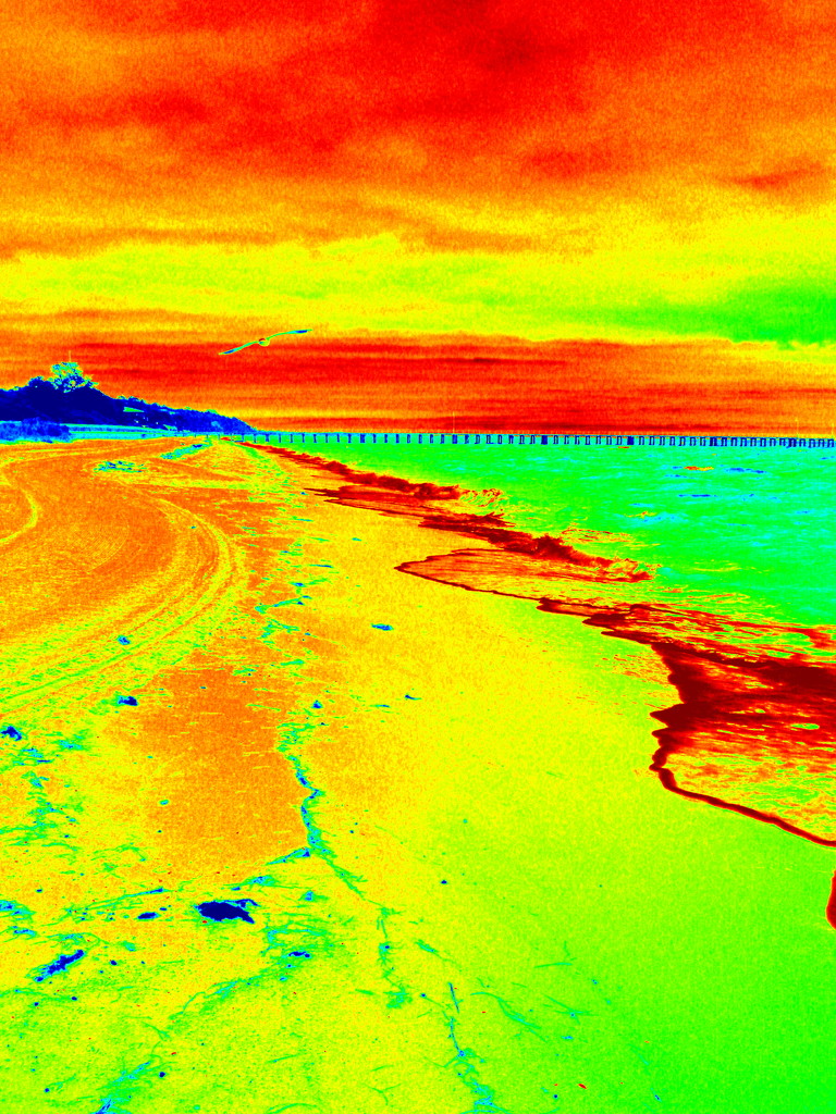 Dromana Beach - Heat Map by marguerita