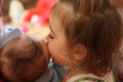 24th Dec 2010 - A welcoming kiss from the Cornish cousin