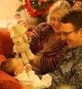 25th Dec 2010 - With Dad and Granny on Christmas Day