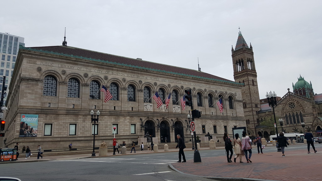 Exterior - Boston Public Library by mariaostrowski