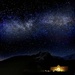 2017-05-27 night sky and part of the milky way on Simplon Pass by mona65