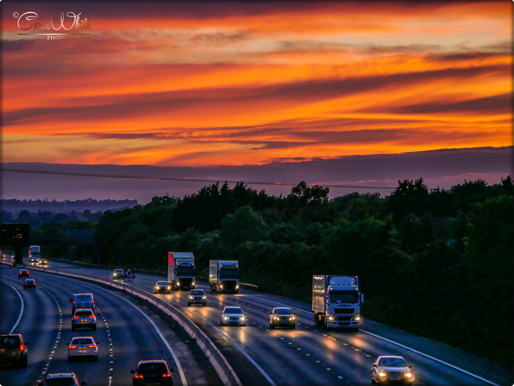 After Sunset on The M.1 by carolmw