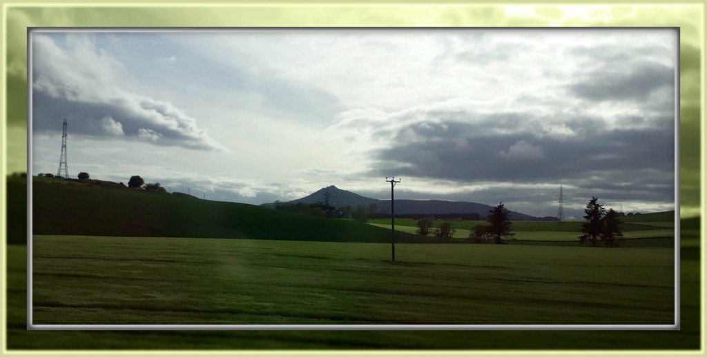 Bennachie from the bus by sarah19
