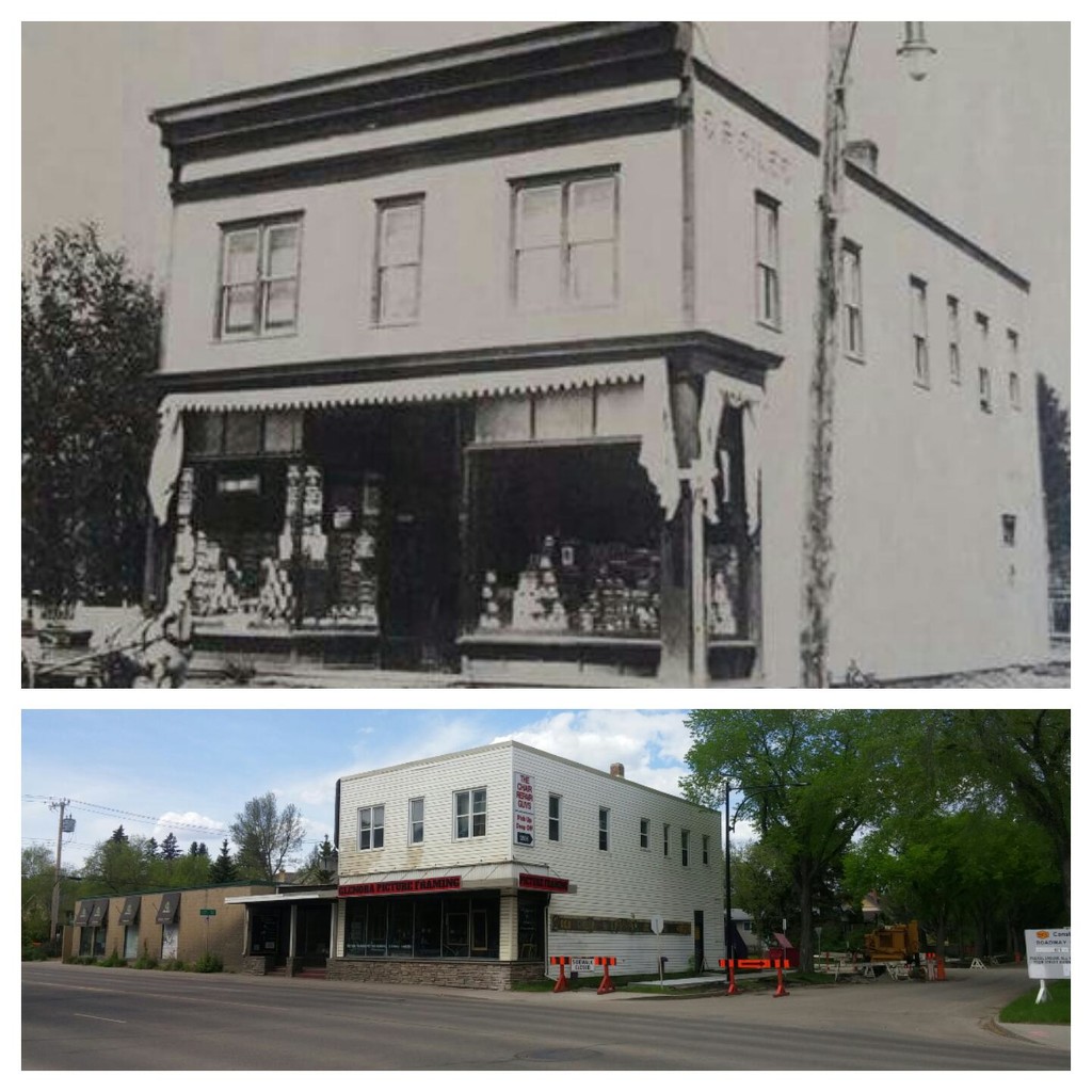 Then and Now.....Giles Grocery by bkbinthecity