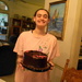 Shayna Holding Her Birthday Cake by sfeldphotos