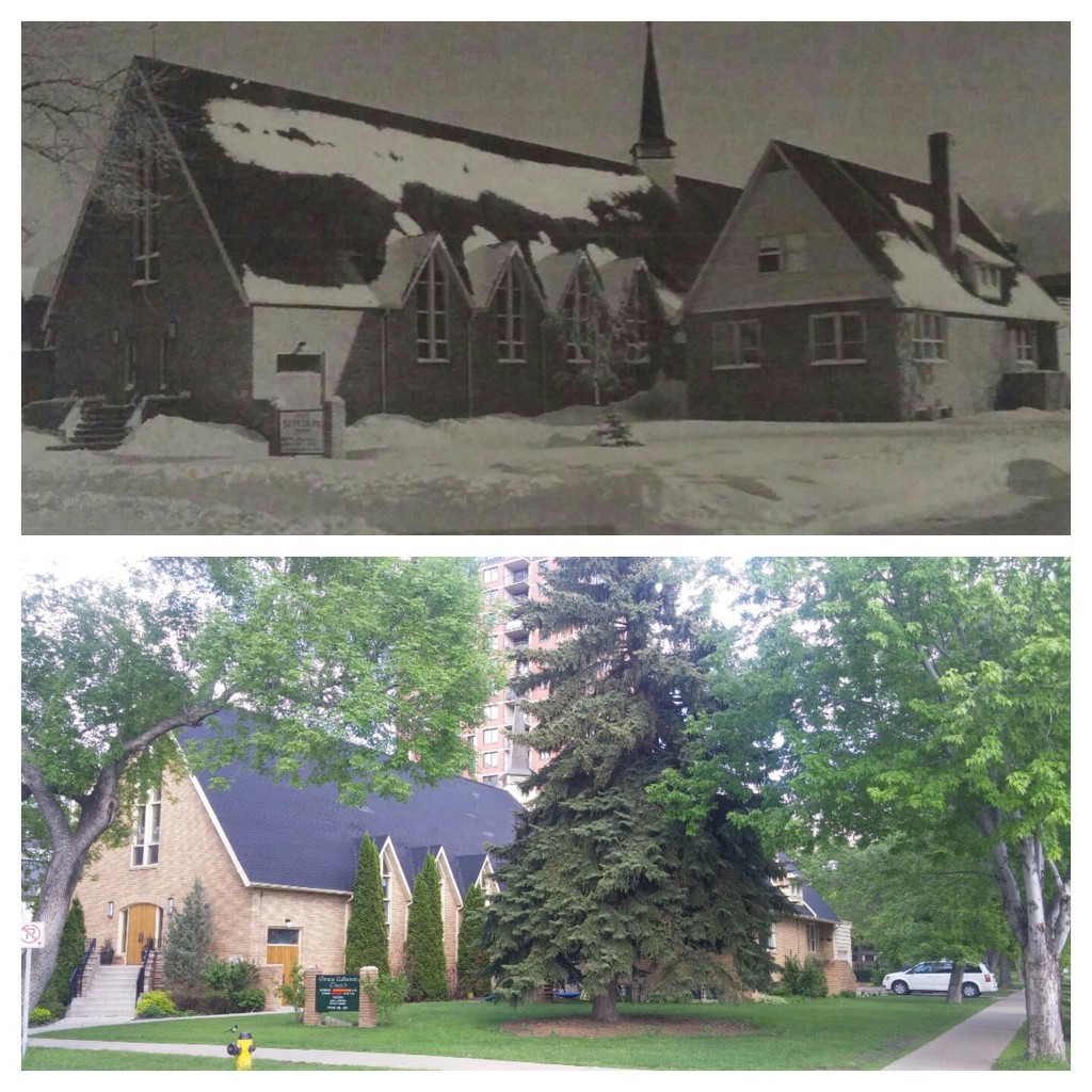 Then and Now....Grace Lutheran by bkbinthecity