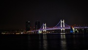25th May 2017 - Night Glow of Busan Gwangandaegyo Bridge (부산 광안대교)