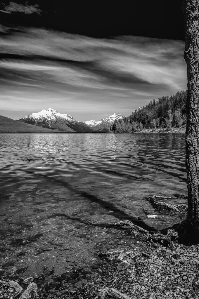 Glacier Mountains and McDonald Lake by 365karly1