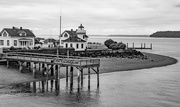 4th Jun 2017 - The girl in white under the pier at low tide