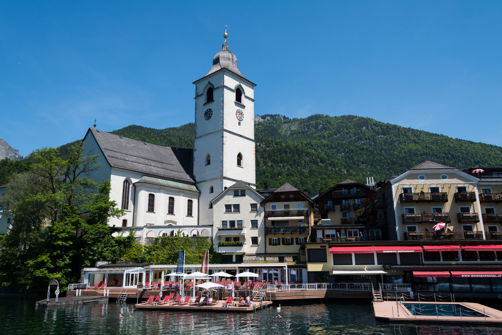 St Wolfgang from the water by rumpelstiltskin
