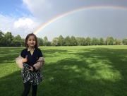 6th Jun 2017 - Our granddaughter - gold at the end of a rainbow