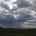 Sun Rays Through Storm Clouds by bjchipman