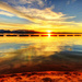 Sunset Over Lake Tahoe by swchappell